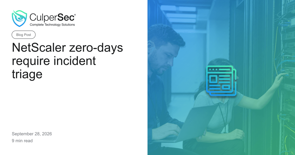 Network engineer reviewing Citrix NetScaler appliance status and incident evidence in a data center